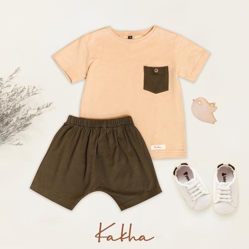 Foto Produk Set Main Kakha Series (Setelan Anak - Bayi) - Cream, XL dari kakhaofficial