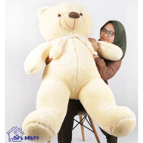 Foto Produk Boneka Teddy Bear Jumbo Pengrajin - kream dari Gift House bandung