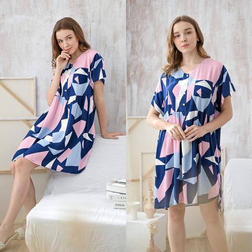 Foto Produk Julia Nightdress in Cotton Candy - Piyama / Daster Rayon by RAHA dari Raha Sleepwear