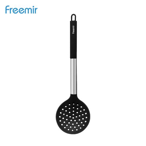 Foto Produk freemir Sendok Spatula Silikon Sutil menggoreng menumis warna Hitam - D dari freemir Official Store