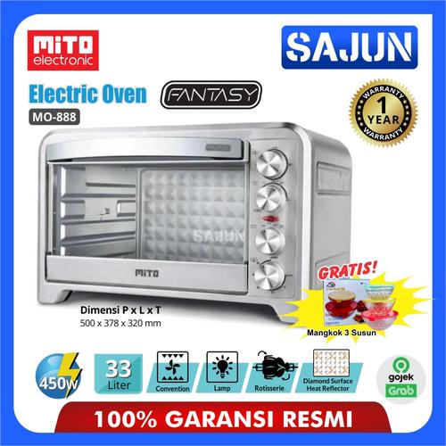 Foto Produk Mito MO-888 Oven Fantasy 33 Liter Oven Listrik MO 888 dari Sajun Electronic