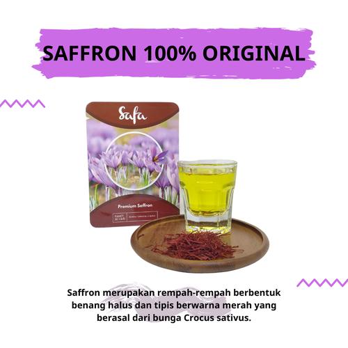 Saffron [BELI 1 GRATIS 1] Sachet Kemasan 30 Hari Kualitas Premium di Safa  Official Store  Tokopedia