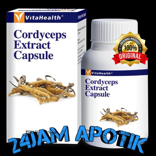 Foto Produk Cordyceps Extract Capsule 60'Vitahealth Cordyseps extract capsule dari 24JAM APOTIK