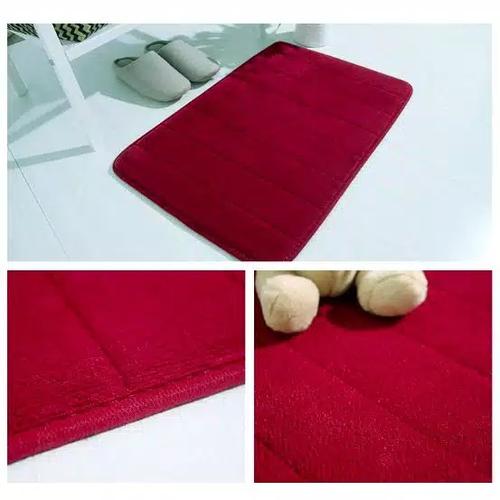Foto Produk keset kaki bahan memory foam - Merah dari SUKSES JAYA CHAN'S