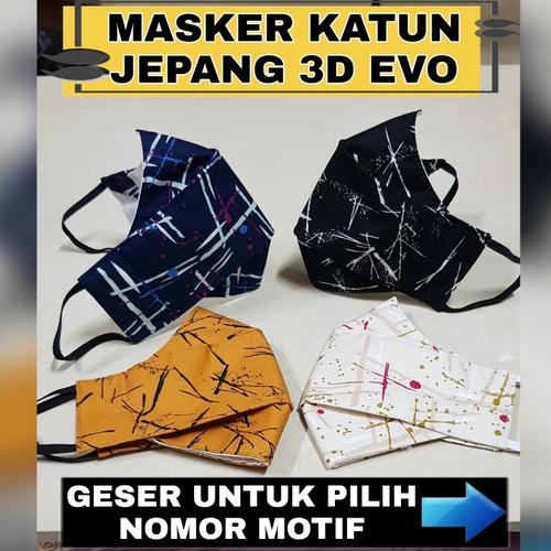 Foto Produk MASKER KAIN 3 PLY / 3 LAPIS NON MEDIS KATUN JEPANG HARGA GROSIR !! dari Rivelieno_Shop