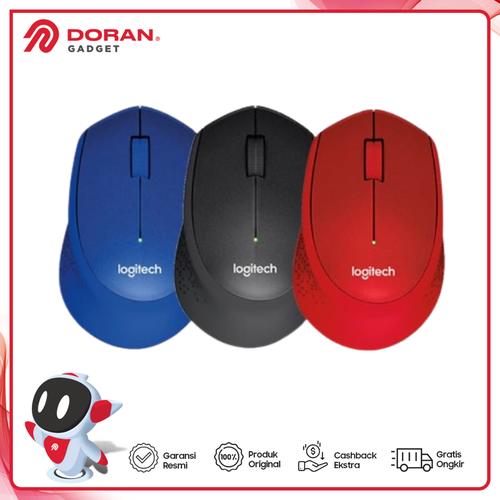 Foto Produk Mouse Wireless Logitech M331 - Silent Plus Mouse Garansi Resmi 1 Tahun - Biru dari Doran Gadget Jakarta