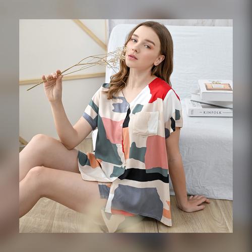 Foto Produk Varra Set in Mocca - Sleepwear / Piyama Baju Tidur Rayon by RAHA dari Raha Sleepwear