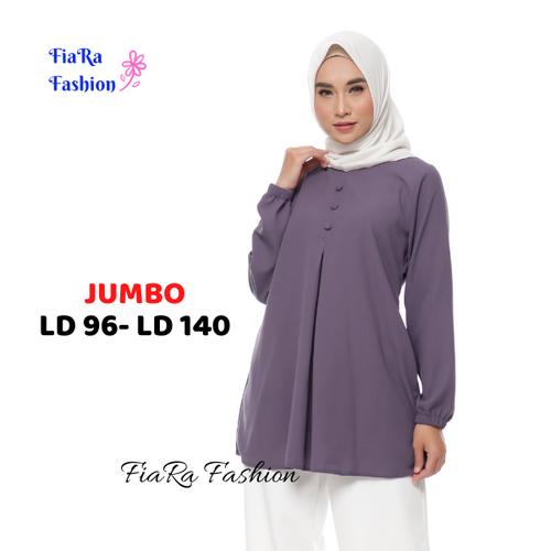 Foto Produk Tunik jumbo / Tunik terbaru / Atasan wanita / - Putih, S dari FiaRa Fashion