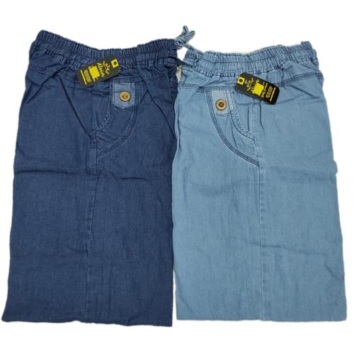 Foto Produk Celana Panjang Kulot Standart Denim Jeans / Celana Kulot Fit To XL - Dark Blue dari Asenatfashionable