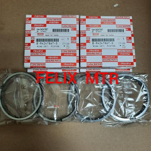 Foto Produk RING PISTON RING SEHER SET PANTHER 2.5 2.500CC NHR55 STD dari Felix_motor