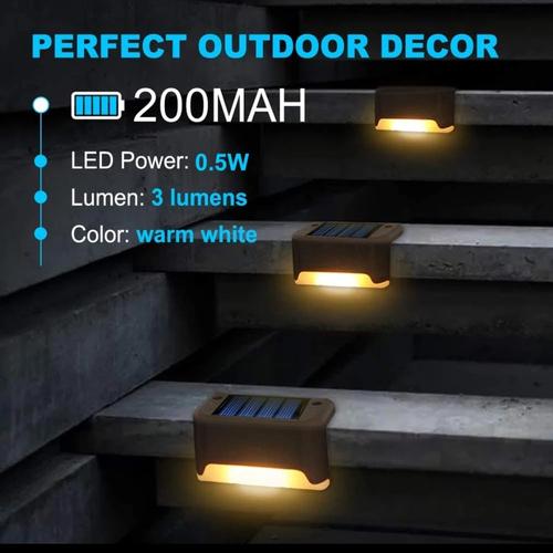 Foto Produk Lampu LED Solar Cell Tangga Pagar Taman Tenaga Surya Otomatis Nyala dari importmurahbagus