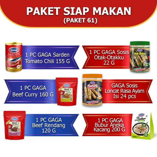 Foto Produk Paket Siap Makan (GG61) dari Gaga Official Store