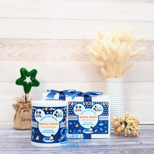 Foto Produk Souvenir mug / hampers one month / souvenir baby born dari Selly Hampers