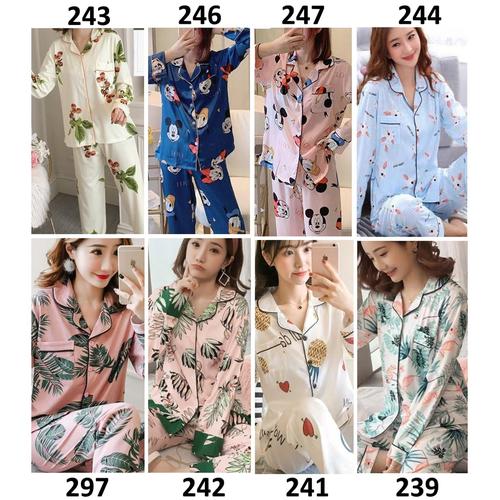 Foto Produk Piyama Wanita Piyama Cewek Baju Tidur Wanita Cewek Kancing Depan Bagus dari Michary Shop