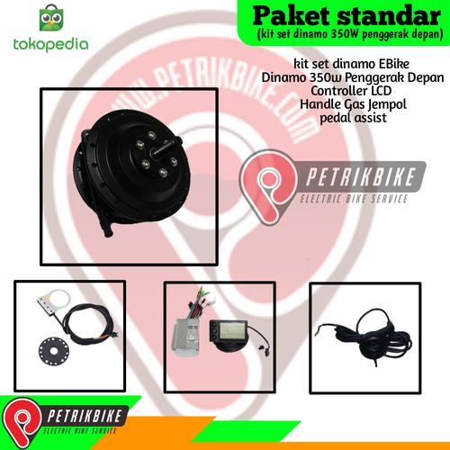 Foto Produk Kit Set Dinamo 350w Sepeda Listrik Penggerak Depan dari petrikbike