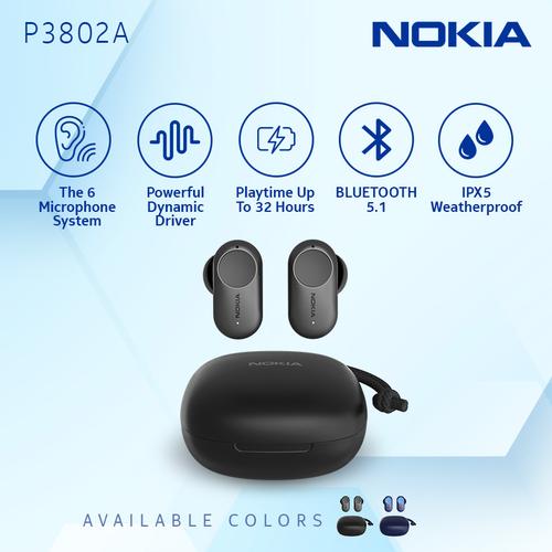 Foto Produk Nokia Pro True Wireless TWS Earphones P3802A - Black dari Nokia Audio Official Store