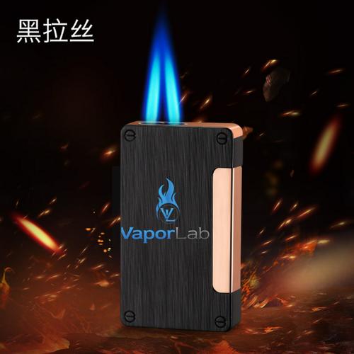 Gambar mancis korek api bara dua mata las unik murah dual flame torch lighter - 1117-BLACK dari VAPOR LAB Jakarta Pusat Tokopedia