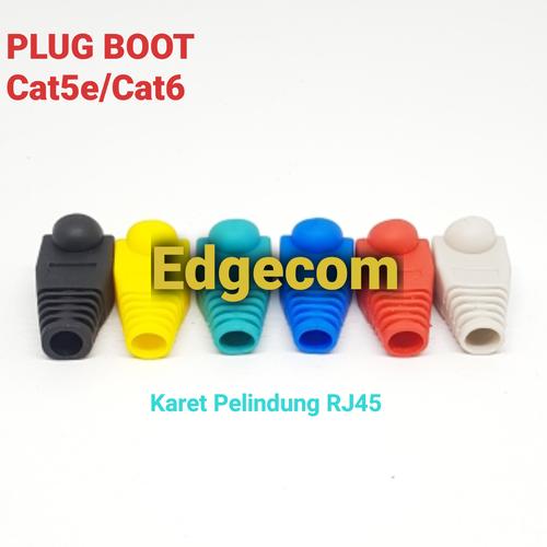 Jual Plug Boot RJ45 Karet pelindung Konektor Rj45 Eceran - Kuning ...