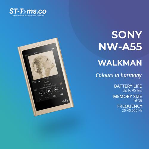 Foto Produk Sony Original NW-A55 / NW A55 NWA55 Pale Gold 16GB Walkman Hi-Res dari ST-Toms.co