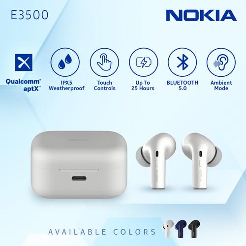 Foto Produk Nokia True Wireless TWS Earphone E3500 - White dari Nokia Audio Official Store