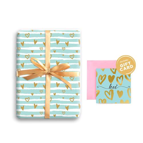 Foto Produk Paket Kertas Kado & Kartu Valentine Harvest Gift Set - Sweet Heart 4 dari Harvest Goods