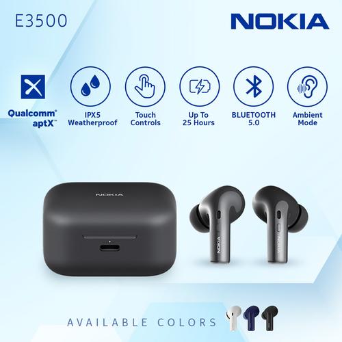 Foto Produk Nokia True Wireless TWS Earphone E3500 - Black dari Nokia Audio Official Store
