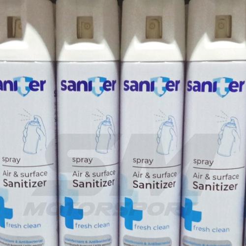 Foto Produk Saniter Sanitizer Spray Udara Ruangan dan Barang 200 ml dari SM Motorsport