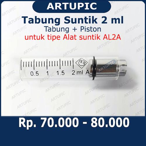 Gambar Tabung Suntik 2 ml Suku Cadang Alat Suntik TABUNG AL2A Piston Karet dari Artupic Peralatan Peternakan PT undefined Tokopedia