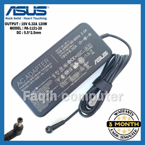 Gambar ORI Adaptor Charger Casan Laptop ASUS 19V 6.32A ORIGINAL 6.32 6,32A dari faqih computer Jakarta Barat Tokopedia