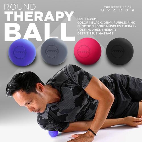 Foto Produk Massage Ball / Therapy Ball Svarga | Yoga Ball | Trigger Point Ball - Hitam dari SVARGA YOGA