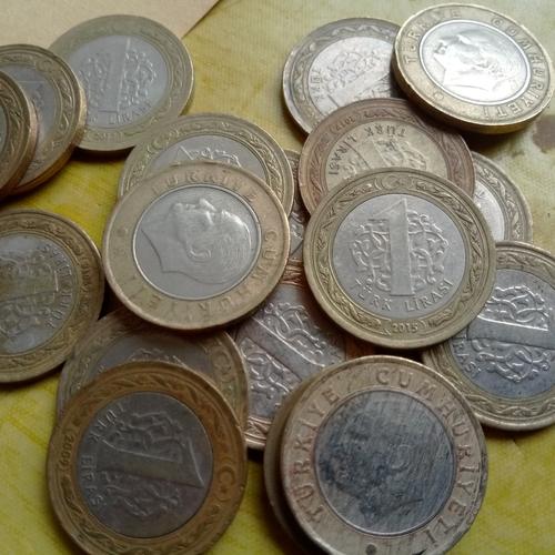 Gambar koin bimetal Turki 1 lira 1 keping dari Jasinga Juara Kab. Bogor Tokopedia