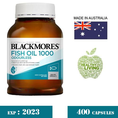 Foto Produk Blackmores Odourless 1000 Fish Oil 400 PCS dari VITAMIN EXECUTIVE