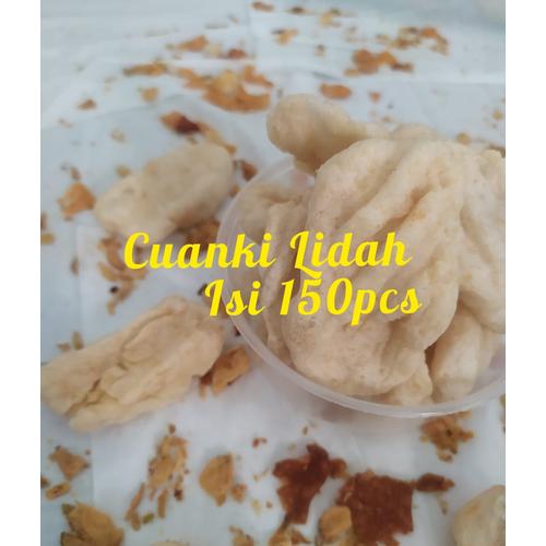 Foto Produk CUANKI LIDAH KERING RENYAH 1 BAL ISI 150 PCS dari cuankunn