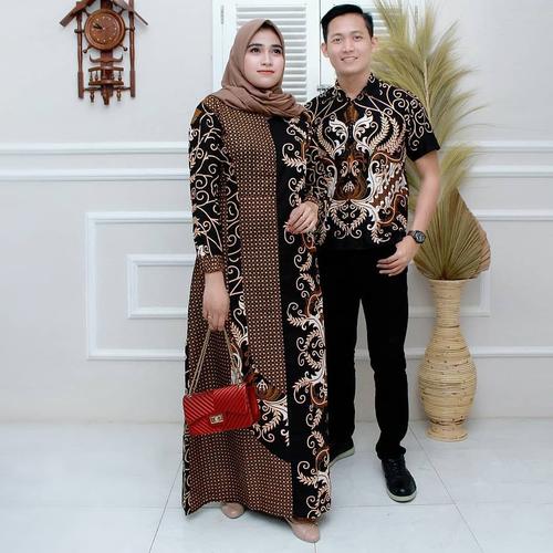 Jual Baju dress gamis batik modern 