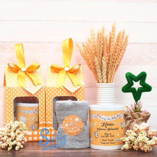 Foto Produk Souvenir Alberic/Souvenir Baby One Month/ dari Selly Hampers