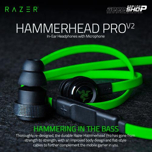Jual Razer Hammerhead V2 Pro with mic 