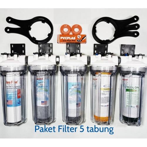 Jual Paket Filter Air zat besi berbau dan berkapur 10" 3/4 0501 Kota