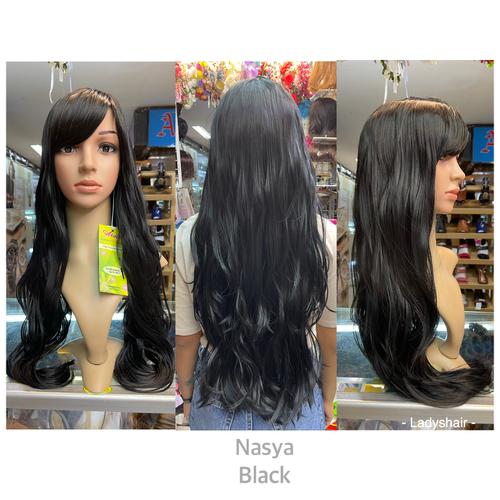Foto Produk Wig murah promo rambut palsu bahan fiber ikal panjang wanita ON SALE - Hitam dari Lady's Hair