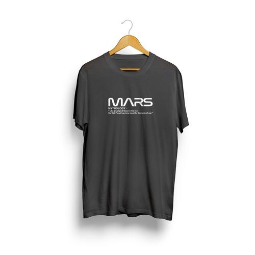 Foto Produk CM Kaos distro pria T-shirt pria Baju pria Atasan pria MARS - ABU-PUTIH, M dari Camel Shop Distro