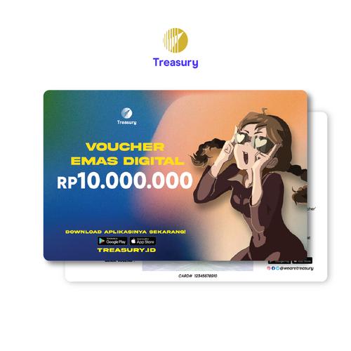 Foto Produk Voucher Emas Fisik Treasury - Rp10.000.000 dari Treasury Official Store