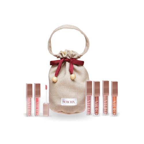 Gambar Sorcha Gift Pouch (6 Lipglows) - 6 Color Set dari Sorcha Cosmetic Official Kab. Bantul Tokopedia