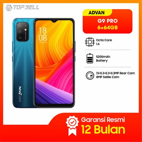 Foto Produk Advan G9 Pro 6/64 GB Garansi Resmi - Hijau, Bonus Handsfree dari Topsell Indonesia