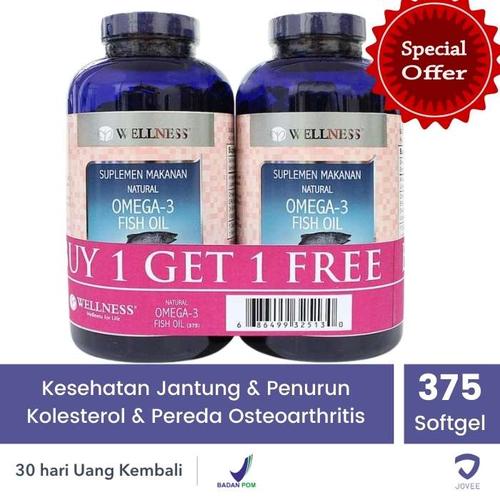 Gambar WELLNESS OMEGA 3 - JANTUNG - 375 KAPLET - JOVEE dari Jovee Jakarta Timur Tokopedia