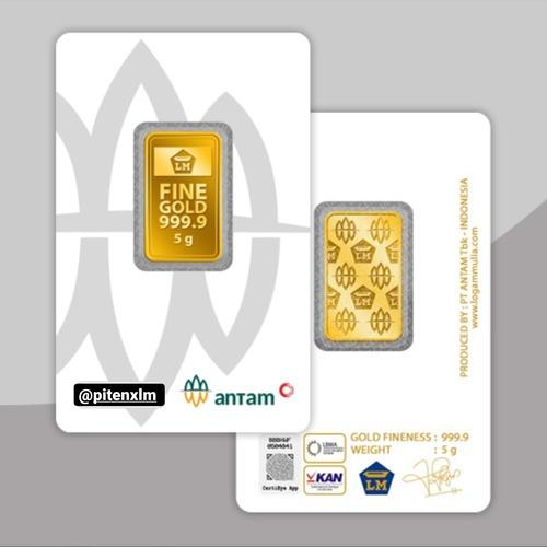 Foto Produk 5 GRAM CERTICARD EMAS ANTAM LOGAM MULIA dari PITENX