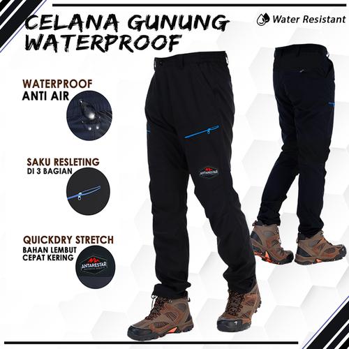 Foto Produk CELANA GUNUNG QUICKDRY ADVENTURE POLOS HIKING TREKKING OUTDOOR - L dari Antares Star