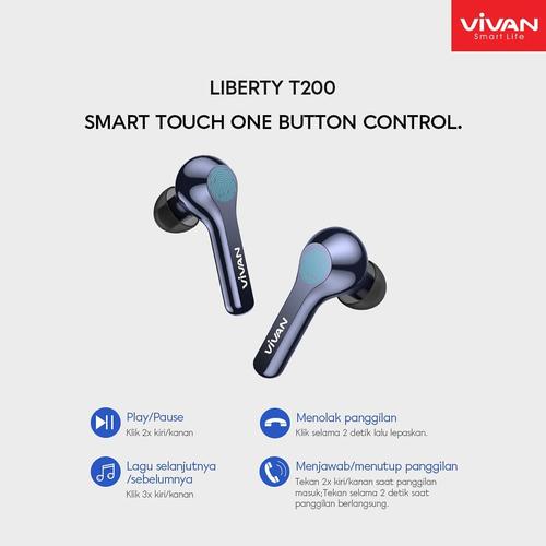 Jual TWS Vivan Libery T200 earhpone 