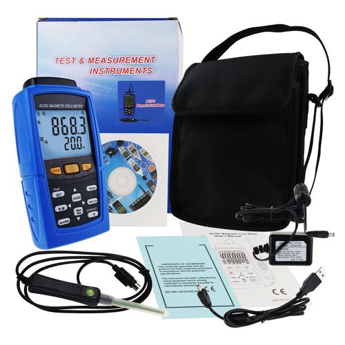 Jual AC/DC Magnetometer Gaussmeter Magnetic Field Strength Meter 3000mT ...