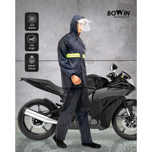 Gambar Bowin Jas Hujan Oxford (Anti Bakteri /Anti Rembes /Bahan Tebal Karet) - OXFORD - XL dari Bowin Indonesia Jakarta Barat Tokopedia