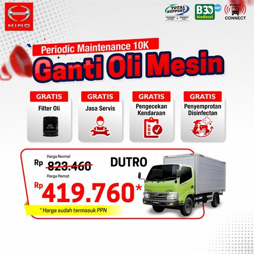 Foto Produk PAKET HEMAT GANTI OLI HINO DUTRO dari HINO CATUR KOKOH