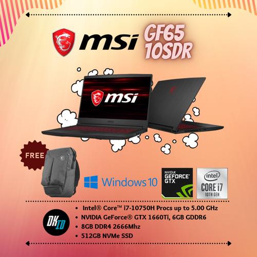 10th Gen Msi Gf65 Thin 10sdr Specs MSI GF65 Thin Gaming Laptop